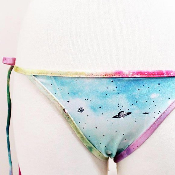 SALE! Wildfox Space Cadet String Bikini Bottom - Picture 1 of 4
